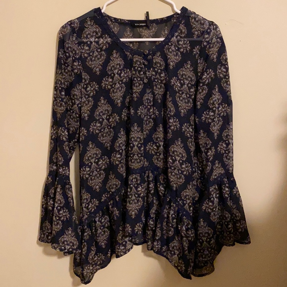 Blouse with print